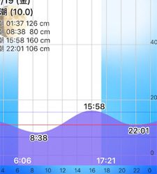 タチウオ釣りのおまけ