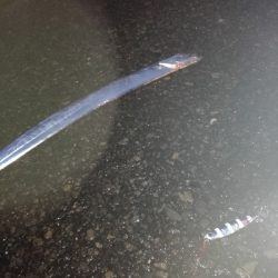 雨の中のタチウオ釣り