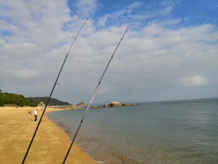 大崎海岸(休暇村 瀬戸内・東予)で投げ釣り