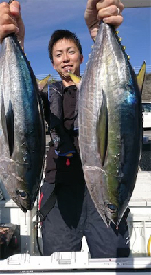 神栄丸さんにてエビング