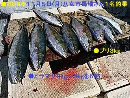 大物釣果速報！●光義丸：平戸市早福港