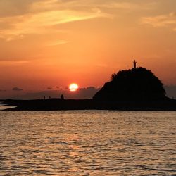 夕まずめの一瞬