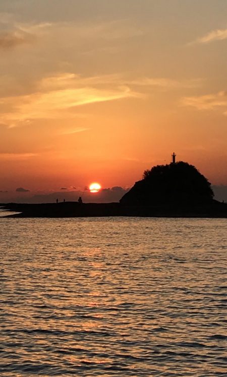 夕まずめの一瞬