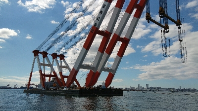 神戸渡船さんで5防へ