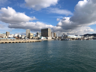 垂水漁港でファミリーフィッシング