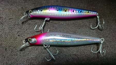 夕練、銀ピカシーバスゲット！