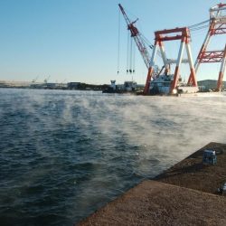 播磨新島で落ちギス釣り