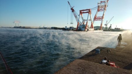 播磨新島で落ちギス釣り