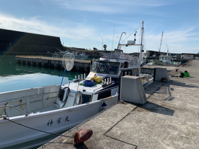 神栄丸さんにてエビング