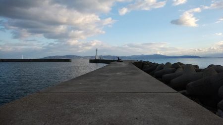 近場の江井ヶ島でハゼ釣り
