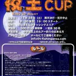 としまえんフィッシングエリア 釣果