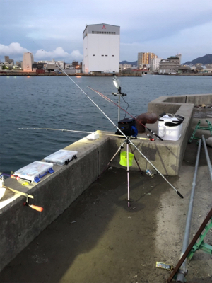 カレイ狙いの久々の投げ釣り