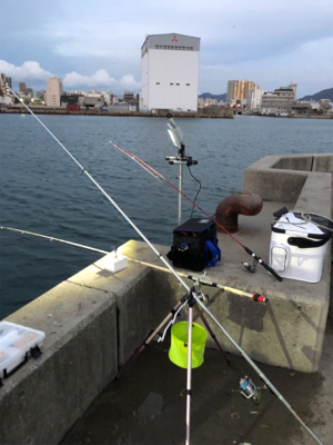 カレイ狙いの久々の投げ釣り