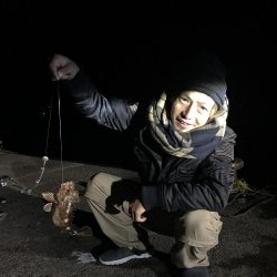 林崎漁港で真アナゴ