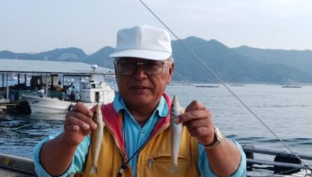 福良の深場でキス狙い