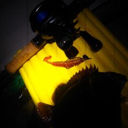 釣り納めゴムボート