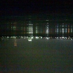 雨の中アナゴ釣り