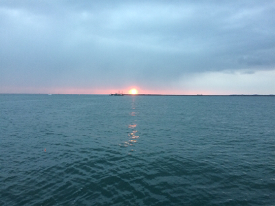 マリンピア沖洲でウキサビキ