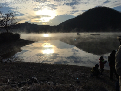 初めてのワカサギ