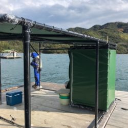 初めての筏釣り