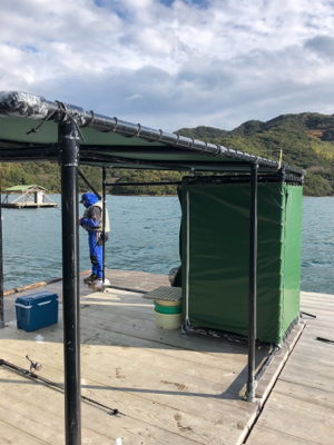 初めての筏釣り