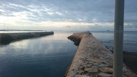 朝マズメでロック