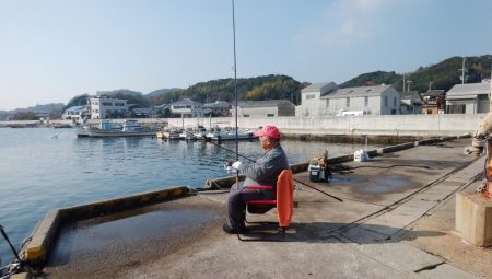 福良の深場でキス狙い