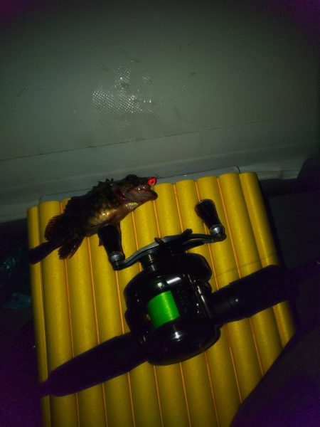 釣り納めゴムボート