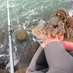 冬将軍と穴釣り