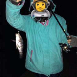 雨の中三角港周辺でライトゲーム