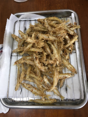 初めてのワカサギ