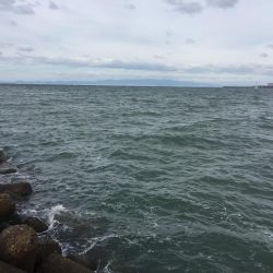 冬将軍と穴釣り