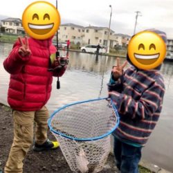 幼稚園児ルアー初釣果