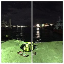 極寒+爆風の中でのヒイカ釣り