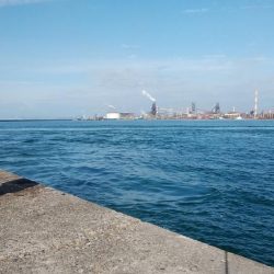 東二見水道でキス釣り