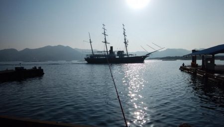 福良の深場でキス狙い