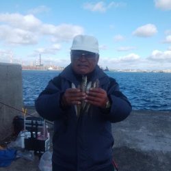 播磨新島のキス釣り