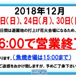 としまえんフィッシングエリア 釣果