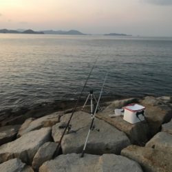 初釣りは穴釣り