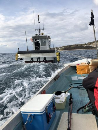 印南伝馬船庄門丸さんにて