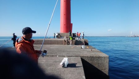 ４日も午後から播磨新島へキス釣査