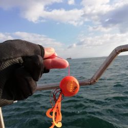 寒波の中のタイラバ