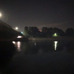 極寒のシーバス