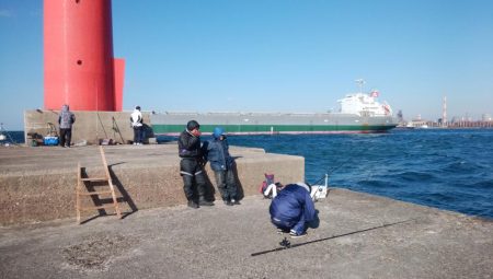 播磨新島でキス釣り