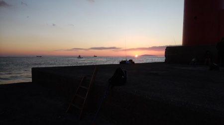 播磨新島のキス釣り