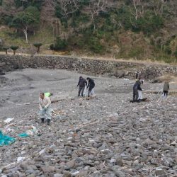 仕事終わりエギング→清掃ボランティア