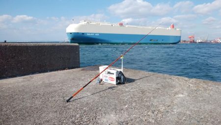 播磨新島でキス釣り