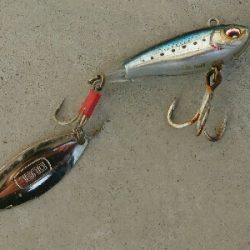 真っ昼間のルアーフィッシング