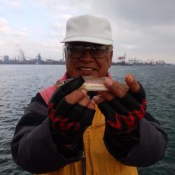 播磨新島でキス釣り