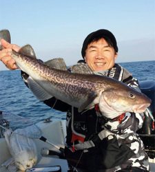 プライベートボートで仙台湾カレイ・スロージギング